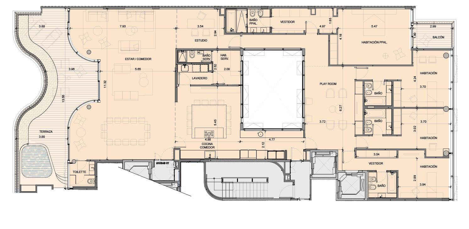Plano de la unidad de la unidad 801